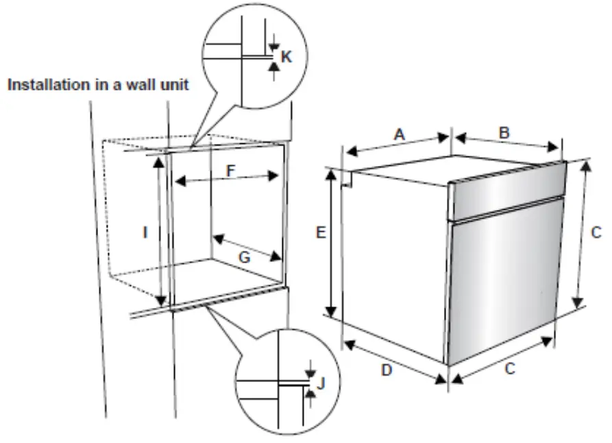 omega OBO61PX Electric Wall Oven - nstructions