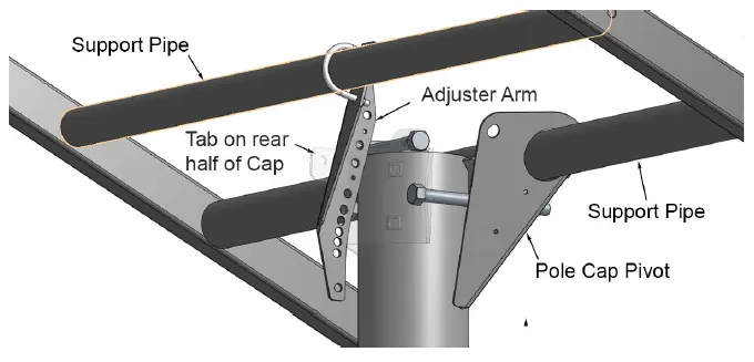 Tamarack-Solar-TTP-A-2-Panel-Mount-Top-Of-Pole-FIG-8