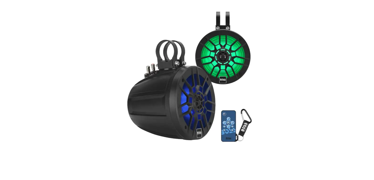 Boss Mpwt60rgbw 6.5-inch 2 Way Marine Powersports Roll Cage Speaker User Manual Boss Mpwt60rgbw 6.5-inch 2 Way Marine Powersports Roll Cage Speaker User Manual
