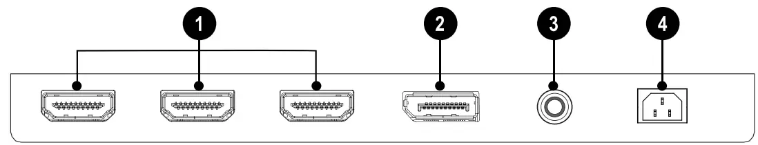 GVISION C55BI-AC-4000 4K UHD Security CCTV Monitor -