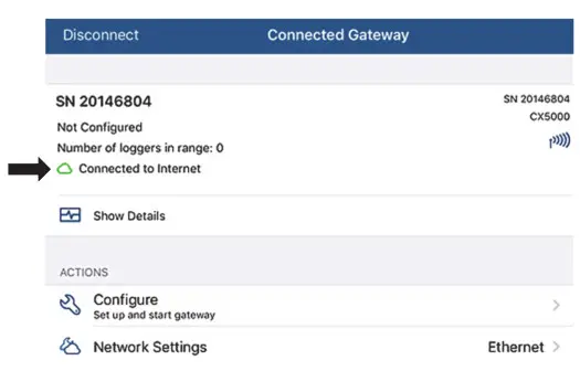 InTemp CX5000 Gateway and Onset Data Loggers - setting1