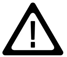 Warning icon