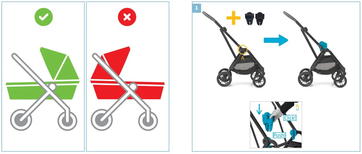 Stroller + carrycot