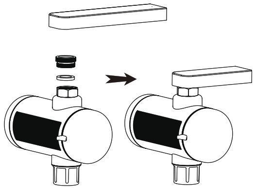 sygonix 2623641 3000W Compact Instant Water Heater - thread.