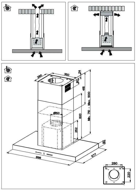 BLAUPUNKT 5DS99770 Island Hood - fig 1