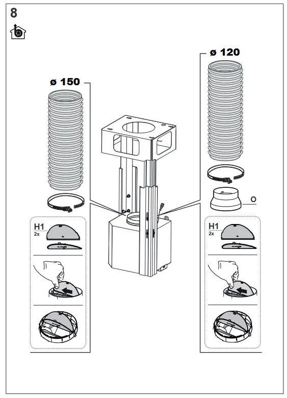 BLAUPUNKT 5DS99770 Island Hood - fig 6