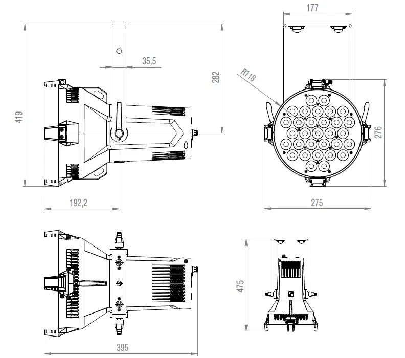 cameo-CLX3TW-X3-TW-Exhibition-Lamp-with-Tunable-White-LEDS-17