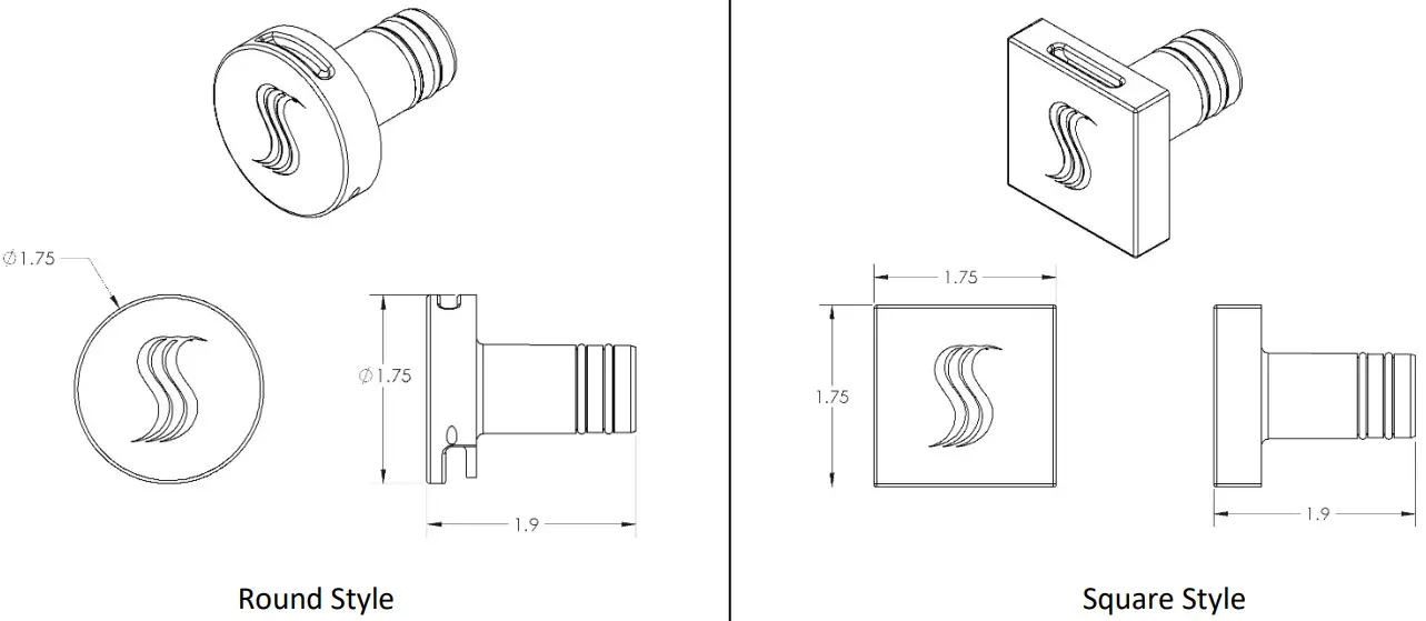 THERMASOL TWPH10US Thermatouch Control - Round Style