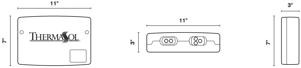 THERMASOL TWPH10US Thermatouch Control - SHIPPING WEIGHT