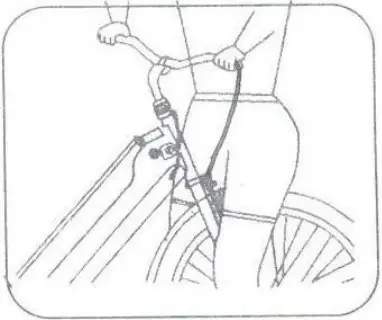 COAST BIKE CO B28D Electric Bicycle - angle of 90degree