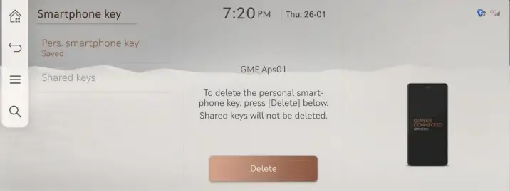 GENESIS GV60 23 Digital Key 2 A10