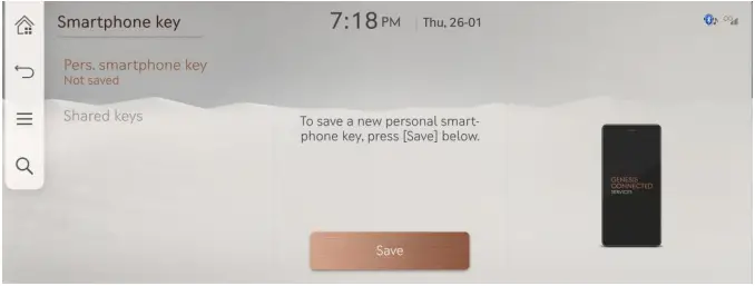 GENESIS GV60 23 Digital Key 2 A2