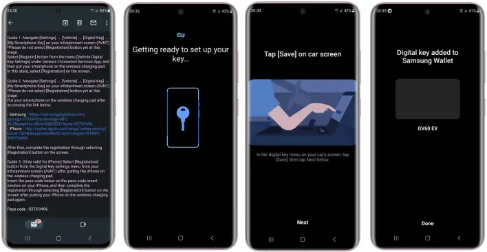GENESIS GV60 23 Digital Key 2 A5