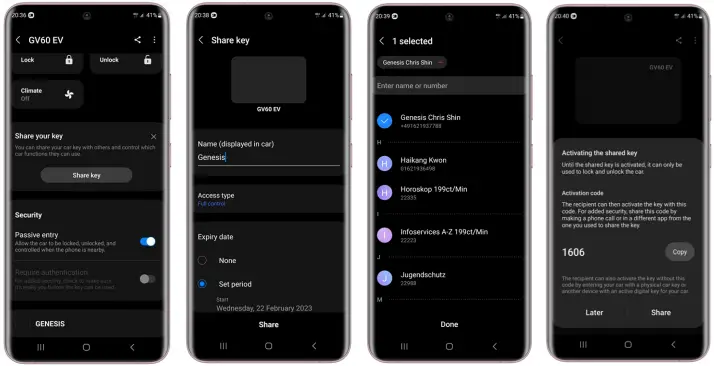 GENESIS GV60 23 Digital Key 2 A7