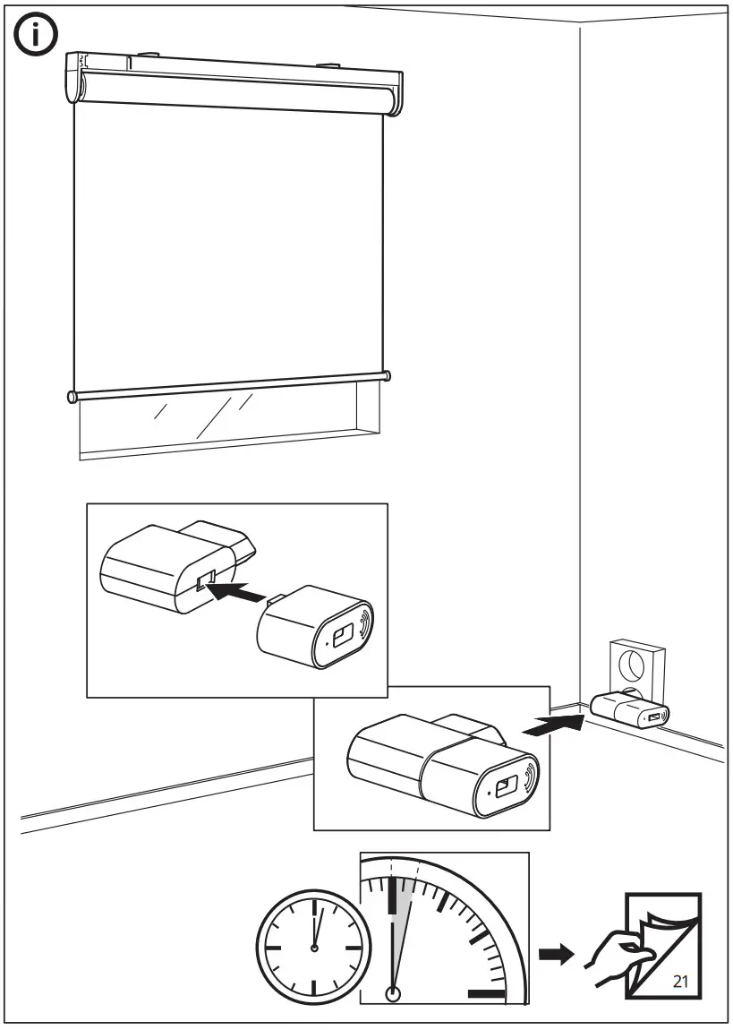 IKEA KADRILJ Wireless Battery Operated Roller Blind - FIGURE 10