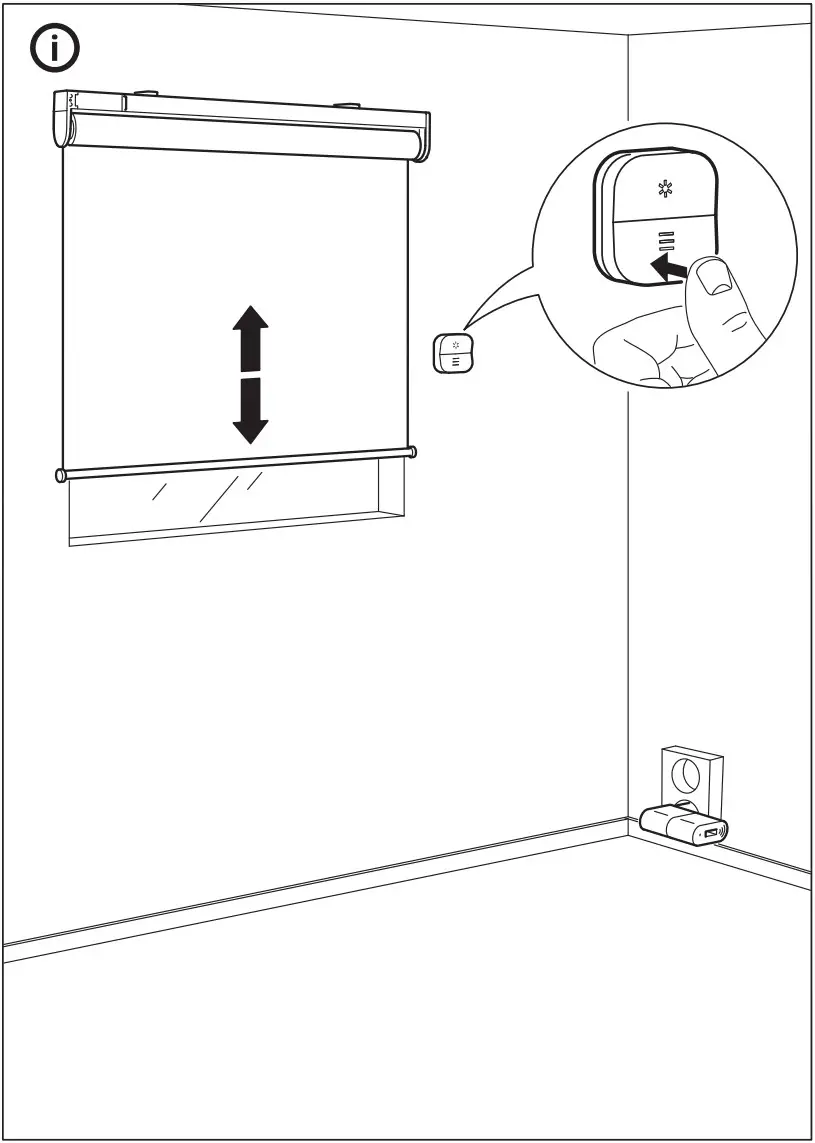 IKEA KADRILJ Wireless Battery Operated Roller Blind - FIGURE 14