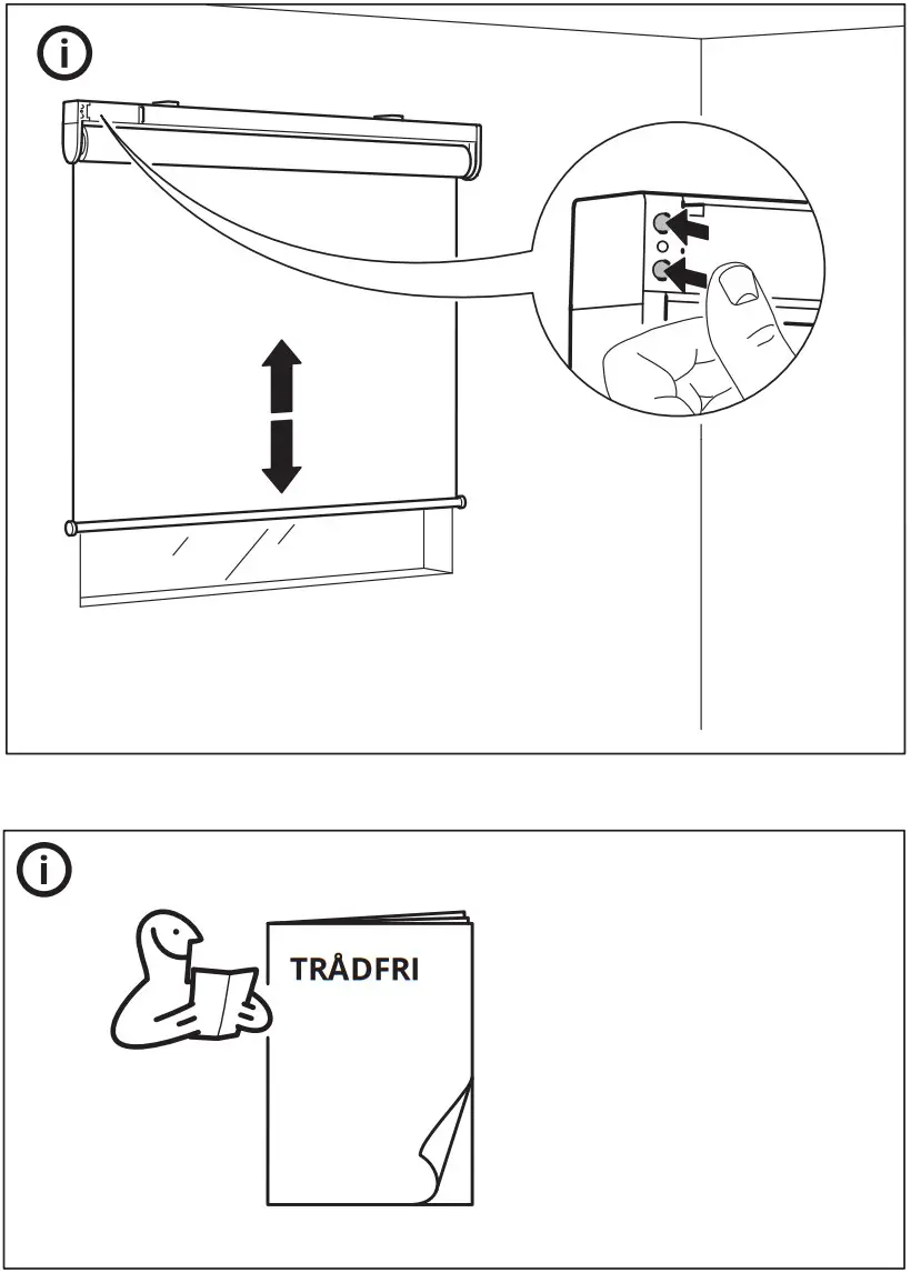 IKEA KADRILJ Wireless Battery Operated Roller Blind - FIGURE 15