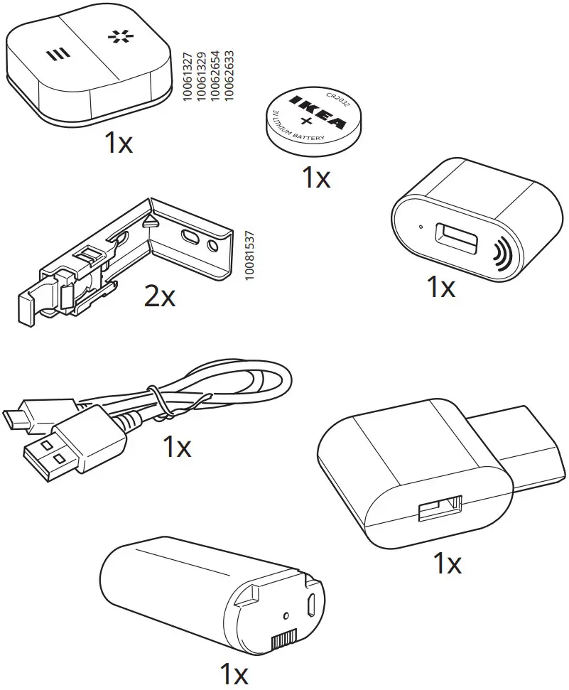 IKEA KADRILJ Wireless Battery Operated Roller Blind - FIGURE 2