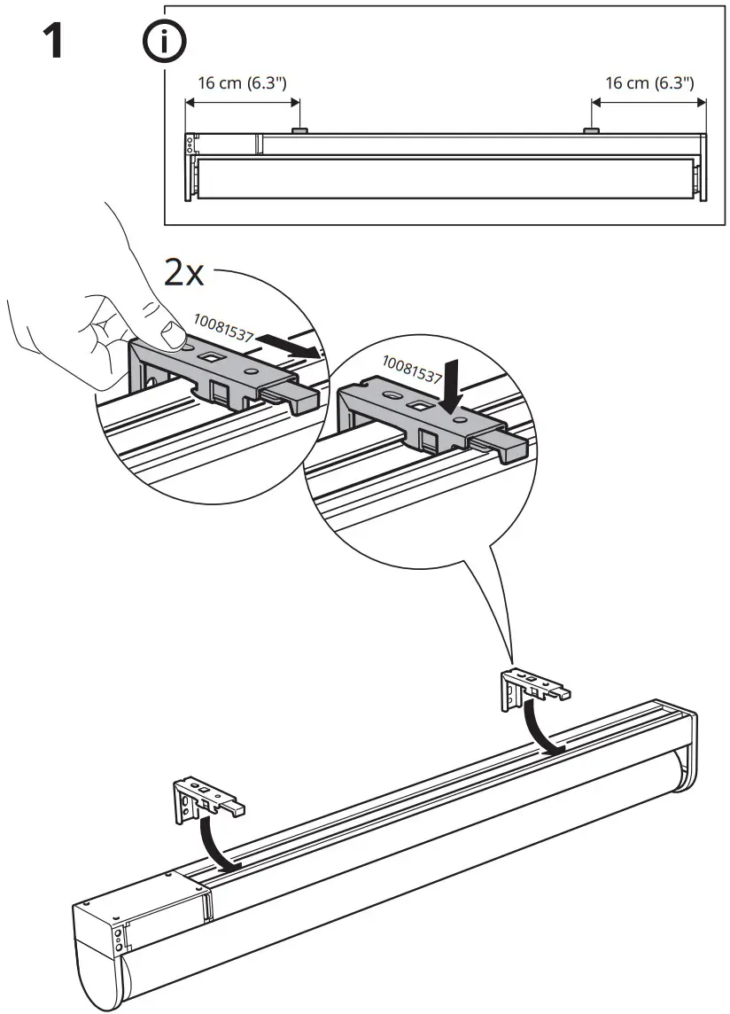 IKEA KADRILJ Wireless Battery Operated Roller Blind - FIGURE 3