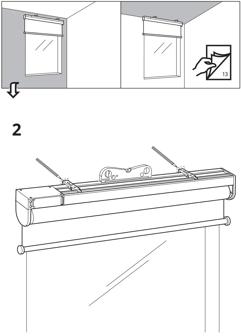 IKEA KADRILJ Wireless Battery Operated Roller Blind - FIGURE 4