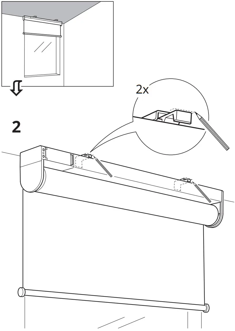 IKEA KADRILJ Wireless Battery Operated Roller Blind - FIGURE 7