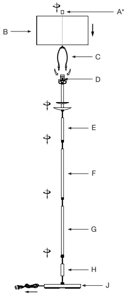 Meyer Cross FL1570 Floor Lamp - fig1