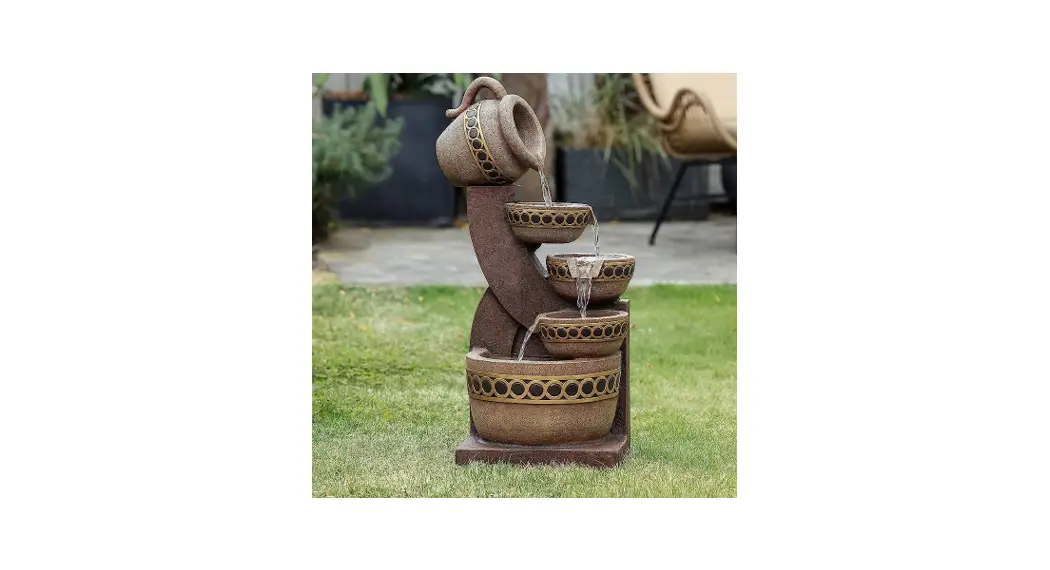 Glitzhome Outdoor Fountain With Led Lights And Pump Instruction Manual Glitzhome Outdoor Fountain With Led Lights And Pump Instruction Manual