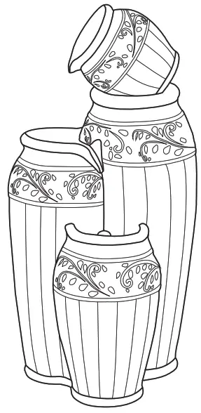 glitzhome Outdoor Fountain with LED Lights and Pump