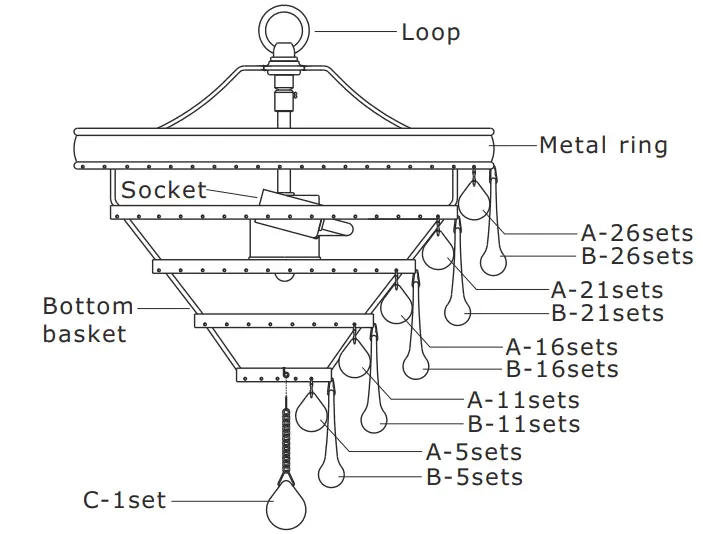 CRYSTORAMA 130-VZ-CEILING Three Light Ceiling Mount