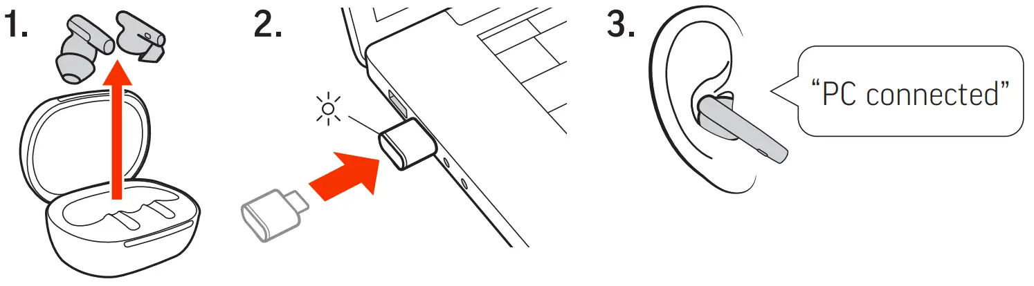 poly Voyager Free 60 Series Smart Watch - BLUETOOTH TRANSMITTER 9