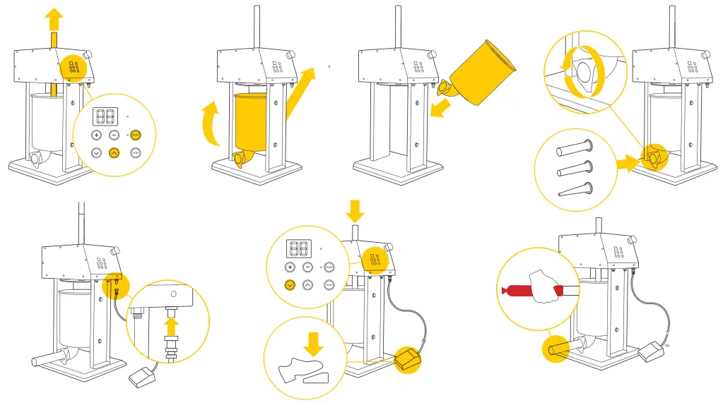 maxima 09368450 Automatic Sausage Stuffer - fig 2