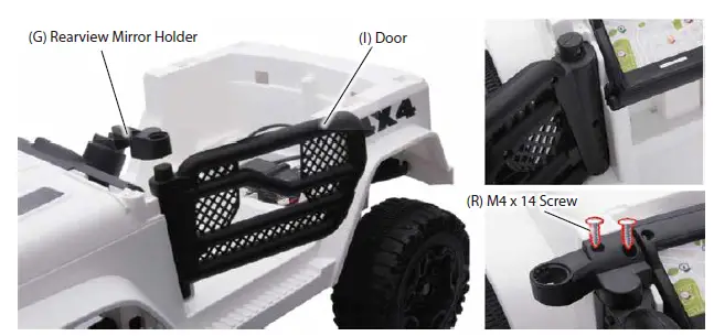 kidzone 060-ROT-10 Ride on SUV with DIY License Plate-fig-10