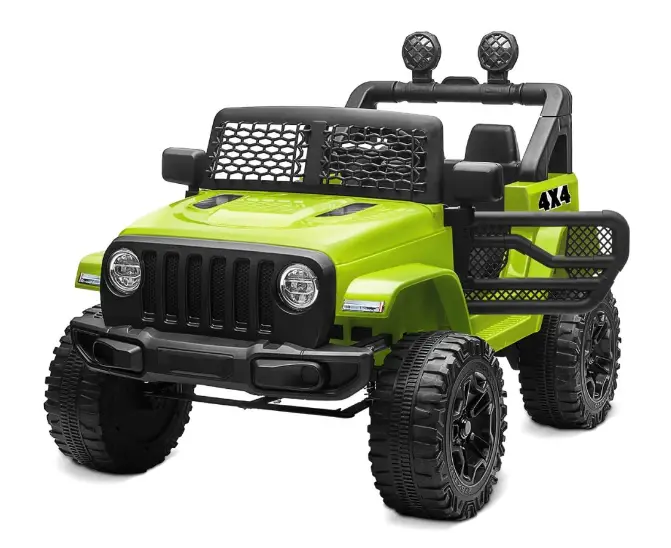 kidzone 060-ROT-10 Ride on SUV with DIY License Plate-product