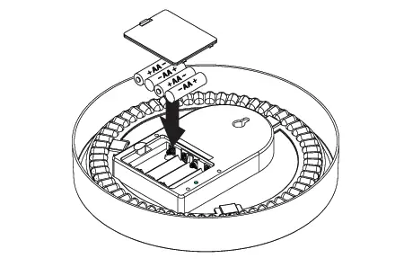 Batteries installation