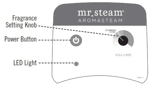 mr steam AromaSteam Fragrance Metering Pump System - Setting