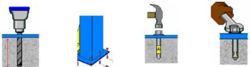 FRIEND FL 8224D Base Plate Two Post Lift User - chalk