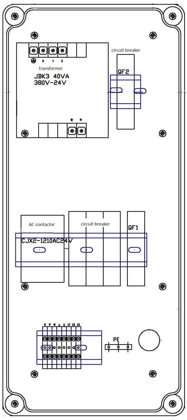 FRIEND FL 8224D Base Plate Two Post Lift User - diagram 4