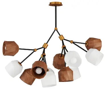 MAXIM-28278-AKIMBO-12-Light-Pendant-W-Led-Bulbs-product-image