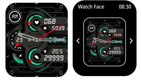 LEMFO C20Pro Sports Smartwatch - data