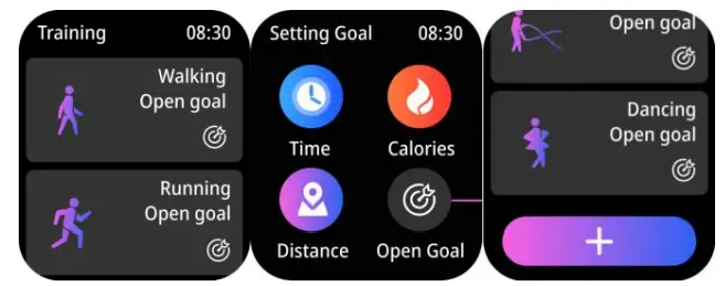 LEMFO C20Pro Sports Smartwatch - exercise