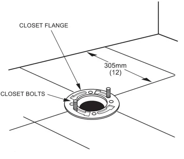 Tidoin OVS 0382Z Modern Piece Toilet - Fig 1