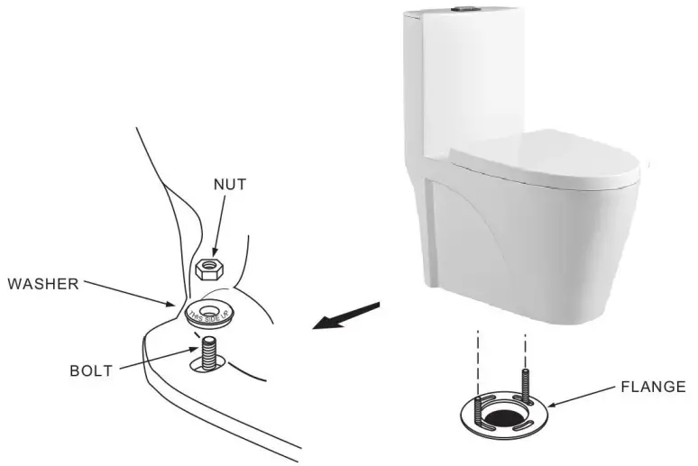 Tidoin OVS 0382Z Modern Piece Toilet - Fig3