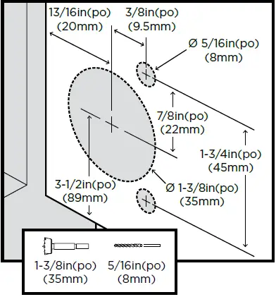 Amerock BPR2811C1314 Concealed Hinge 05