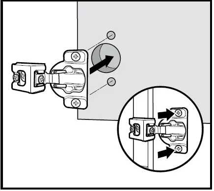 Amerock BPR2811C1314 Concealed Hinge 06