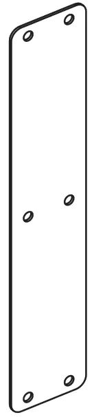 nVent HOFFMAN A3456BAP Blank Adapter Plate For Disconnect Enclosures