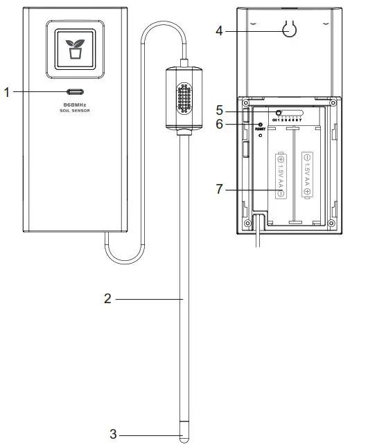 BRESSER 7009972 Soil Moisture Sensor - OVERVIEW