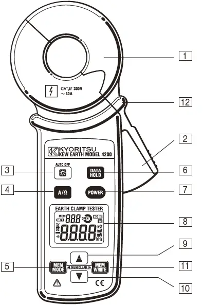 KYORITSU-4200-Digital-Earth-Clamp-Tester-7
