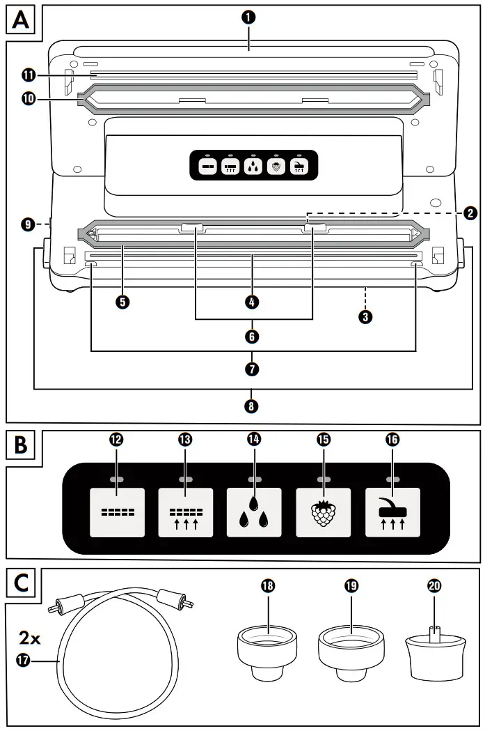 SILVERCREST SV 125 C6 Vacuum Sealer - fig 1