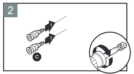 HomLux EB18004938 Bath Hardware Set - TOOL REQUIRED2