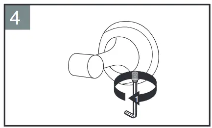 HomLux EB18004938 Bath Hardware Set - TOOL REQUIRED4